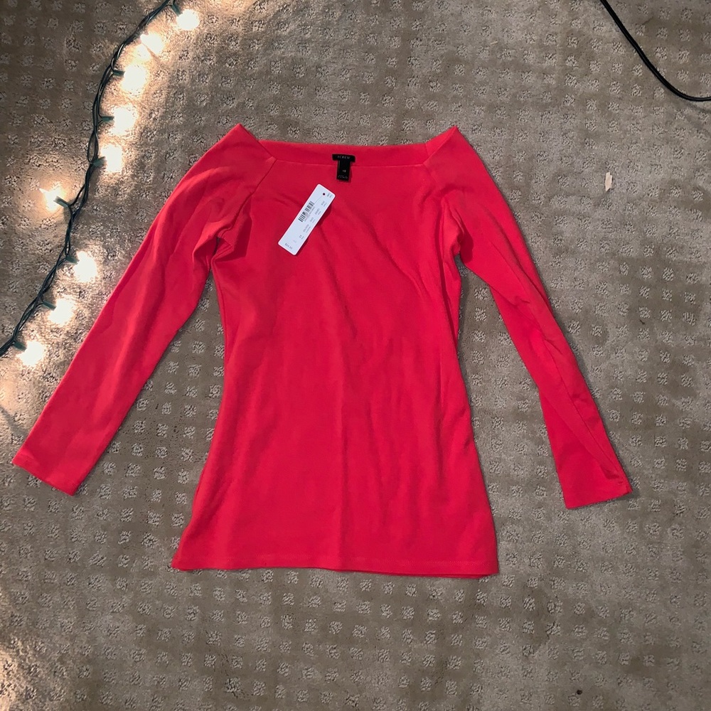 Jcrew red top NWT size XS